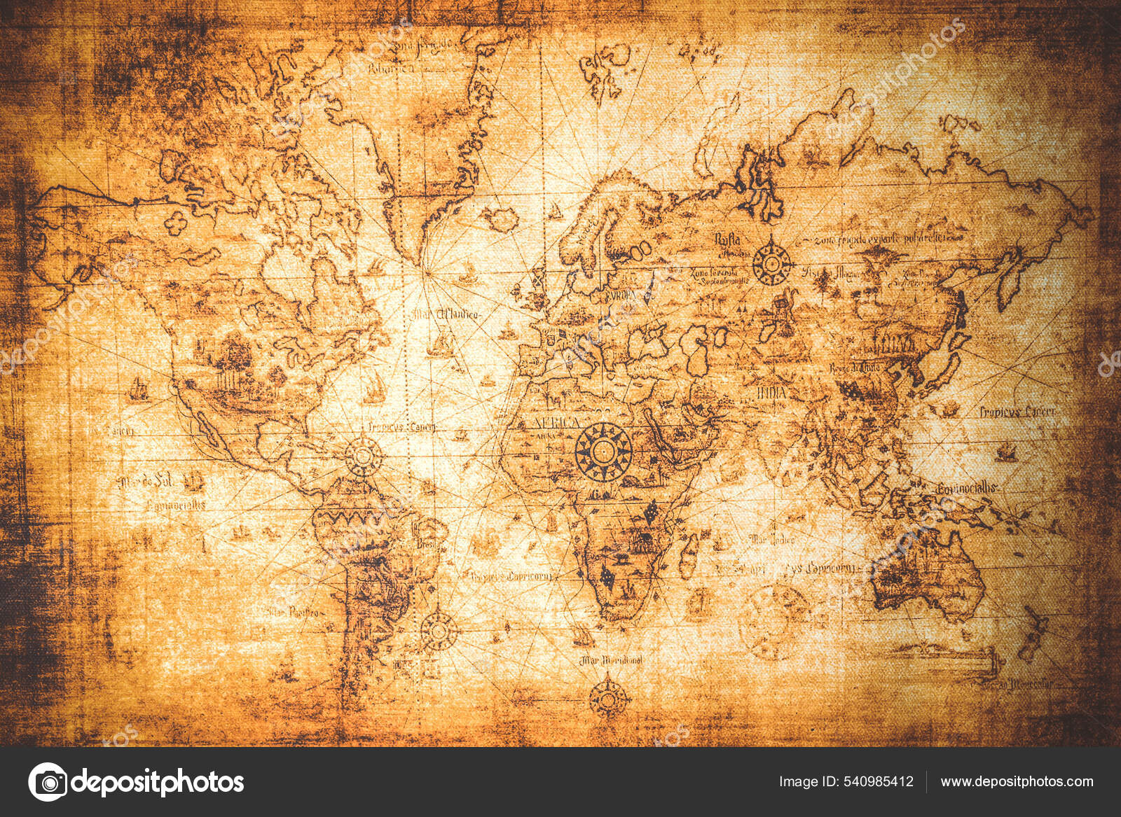 Retro Old Map Background Texture Stock Photo by ©aallm 540985412