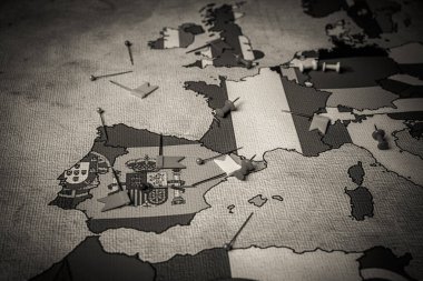 Bayraklı Avrupa Haritası