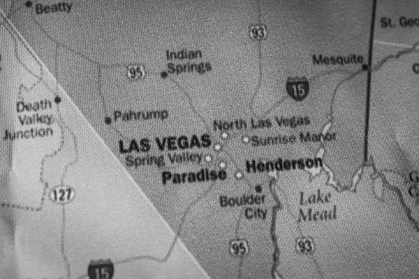 Abd Haritasında Nevada Eyaleti — Stok fotoğraf