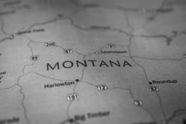 Stan Montana Mapie — Zdjęcie stockowe