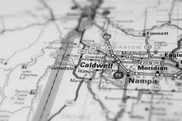 Caldwell Usa Map — Stock Photo, Image