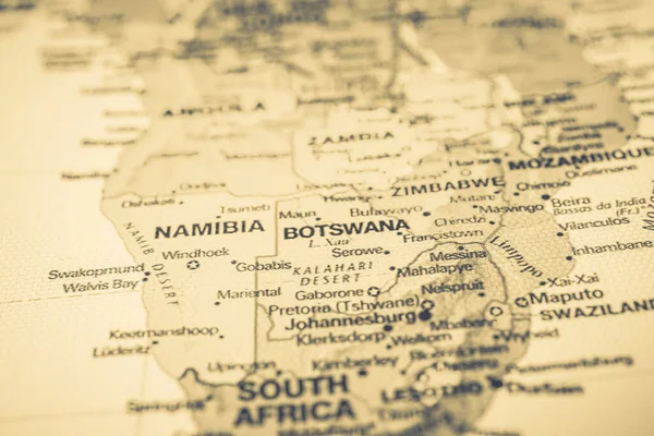 地图旅行背景纹理上的纳米比亚 — 图库照片