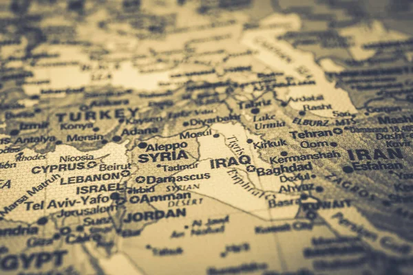 Irak Mapie Podróży Tło Tekstury — Zdjęcie stockowe
