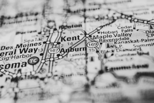 Kent Mapa Estados Unidos — Foto de Stock