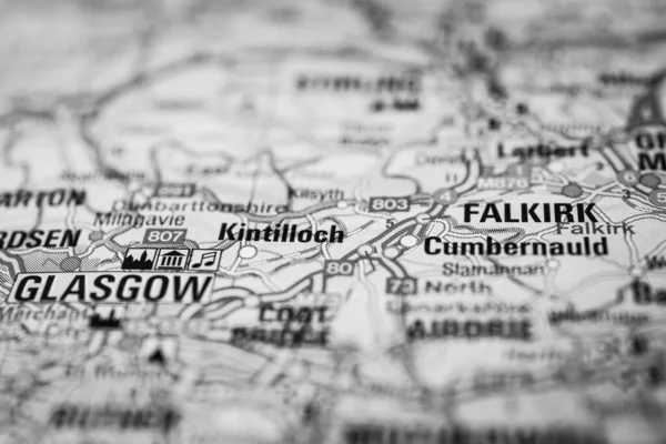 Falkirk Europe Map — Stock Photo, Image