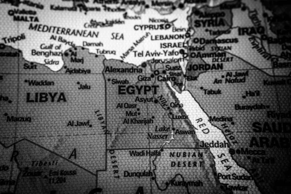 Egipt Mapie Podróży Tło Tekstury — Zdjęcie stockowe
