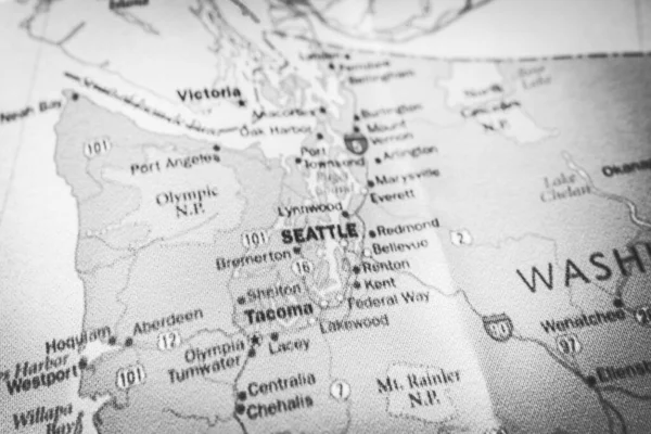 Washington State Usa Map — Stock Photo, Image