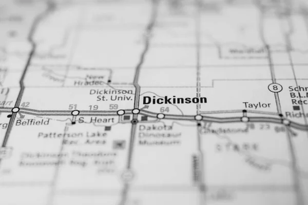 Dickinson Mapie Usa — Zdjęcie stockowe