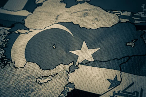 Turkey Europe Map Background — Stock Photo, Image