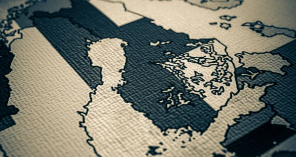 Finlandia Mapa Europa Antecedentes — Foto de Stock