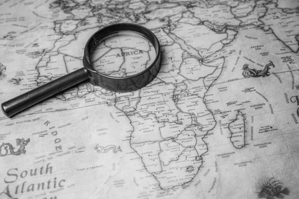 Afrika Térképen Háttér Textúra — Stock Fotó