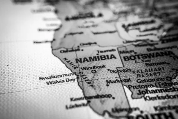 Намибия Карте — стоковое фото