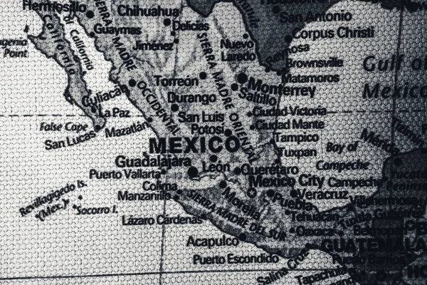 Мексика Карте — стоковое фото