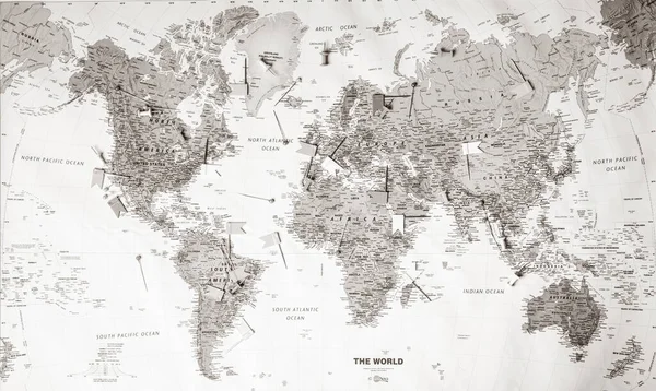 世界地図旅行の背景テクスチャ — ストック写真