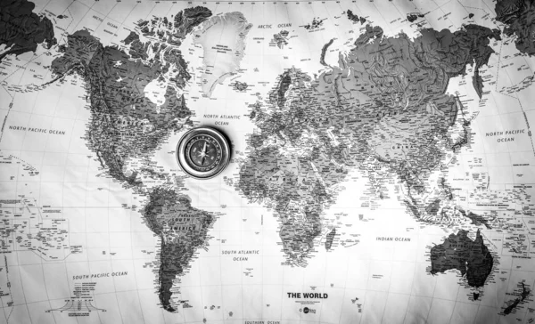 世界地图旅行背景纹理 — 图库照片