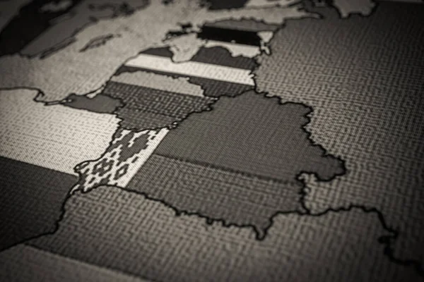 ベラルーシ ヨーロッパ地図の背景 — ストック写真