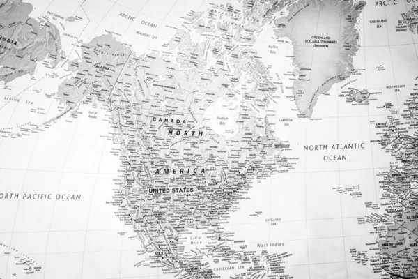 América Del Norte Mapa Viaje Textura Fondo —  Fotos de Stock