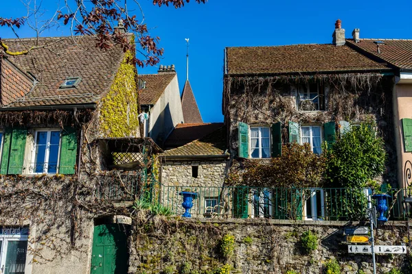 Ancient Architecture Province Lavaux Switzerland — стоковое фото