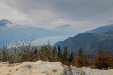 Bernese Alpleri 'nin inanılmaz manzarası. Arka plan doğa, özgürlük