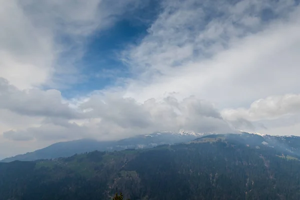 Vista Incrível Monte Harder Kulm Suíça Paisagens Deslumbrantes — Fotografia de Stock
