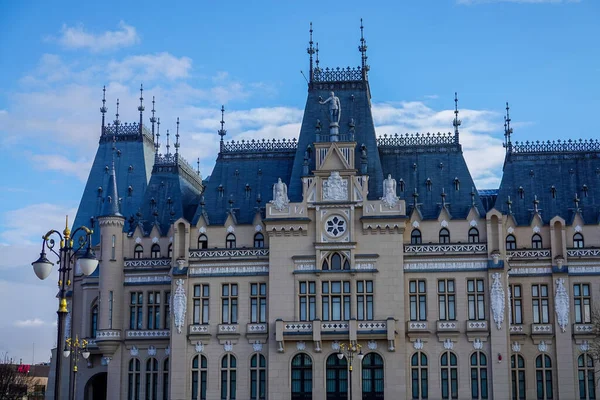 Beau Château Dans Ville Iasi Roumanie Belle Architecture — Photo