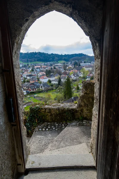 Cidade Burgdorf Suíça Castelo Ruas Cidade Antiga — Fotografia de Stock