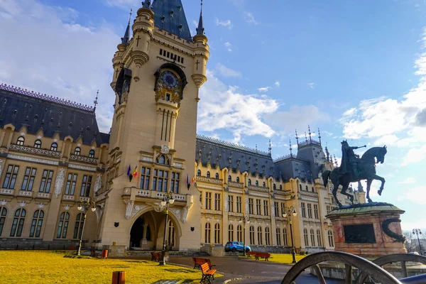 Krásný Hrad Městě Iasi Rumunsku Krásná Architektura — Stock fotografie