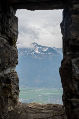 Bernese Alpleri 'nin inanılmaz manzarası. Arka plan doğa, özgürlük