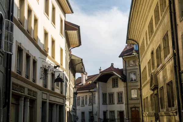 Hihetetlen Gyönyörű Város Freiburg Svájcban Építészet Panoráma — Stock Fotó
