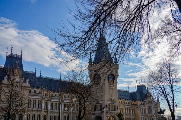 Krásný Hrad Městě Iasi Rumunsku Krásná Architektura — Stock fotografie