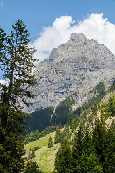 Los Magníficos Alpes Suizos Picos Montaña Lagos Increíble Paisaje Montaña — Foto de Stock