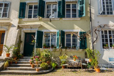 20.06.22.Switzerland. The beautiful Swiss city of Solothurn. Street architecture, sights