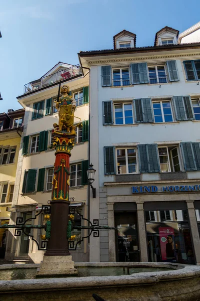 Switzerland Beautiful Swiss City Solothurn Street Architecture Sights — Stock Photo, Image