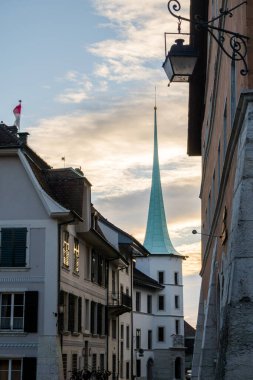 20.06.22.Switzerland. The beautiful Swiss city of Solothurn. Street architecture, sights