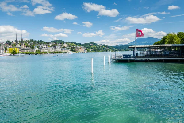 Beautiful City Lucerne Switzerland Cityscapes Architecture — Stock Photo, Image