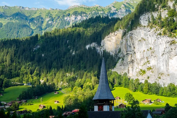 Beautiful Alps Waterfalls Switzerland Bernese Alps —  Fotos de Stock