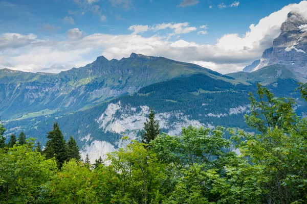 Wonderful Views Landscapes Switzerland City Murren — Foto de Stock
