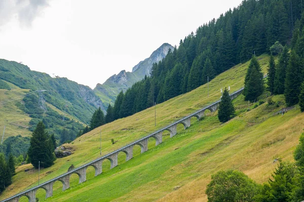 Wonderful Views Landscapes Switzerland City Murren — Stockfoto