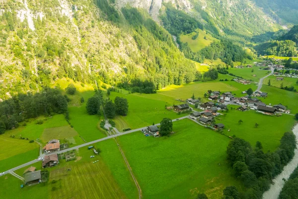 Wonderful Views Landscapes Switzerland City Murren — Stockfoto