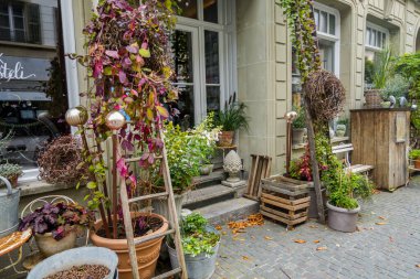 Muhteşem İsviçre kenti Thun Mimarlık. antik güzel şehir