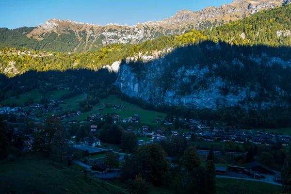 Magníficos Alpes Lauterbrunnen Montañas Cascada Naturaleza Increíble —  Fotos de Stock