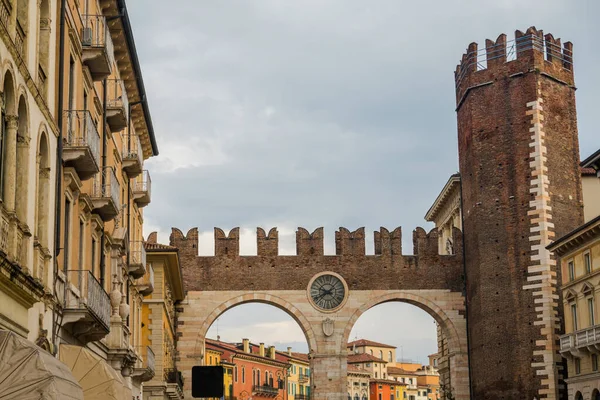 Hermosa Verona Una Ciudad Italia Arquitectura Ciudad Medieval Maravillosa — Foto de Stock