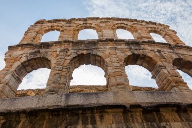 Muhteşem Verona, İtalya 'da bir şehir. Mimarlık ve ortaçağ harika şehri