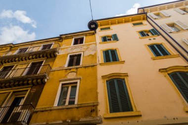 Muhteşem Verona, İtalya 'da bir şehir. Mimarlık ve ortaçağ harika şehri