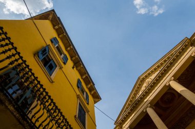 Muhteşem Verona, İtalya 'da bir şehir. Mimarlık ve ortaçağ harika şehri