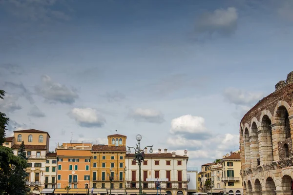 Gorgeous Verona City Italy Architecture Medieval Wonderful City — Stock Photo, Image