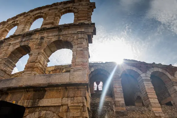 Gorgeous Verona City Italy Architecture Medieval Wonderful City — Stock Photo, Image