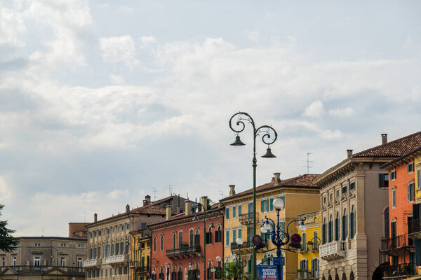 Gorgeous Verona, a city in Italy. Architecture and medieval wonderful city