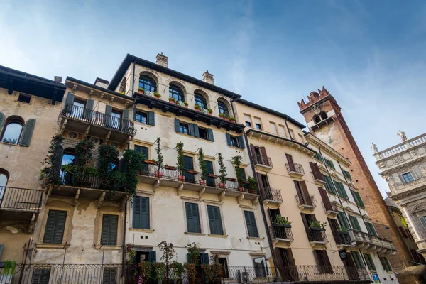 Hermosa Verona Una Ciudad Italia Arquitectura Ciudad Medieval Maravillosa —  Fotos de Stock