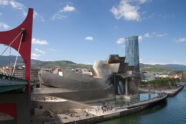 Museo Guggenheim Bilbao Stockbild